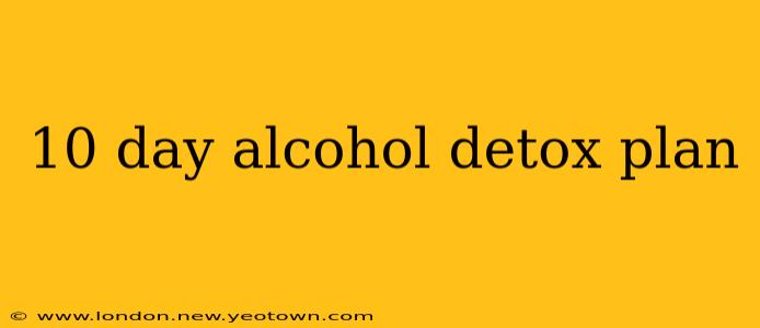 10 day alcohol detox plan