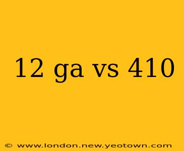 12 ga vs 410