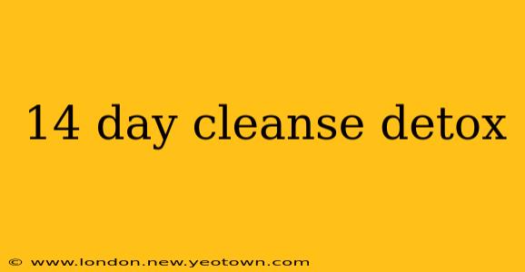 14 day cleanse detox