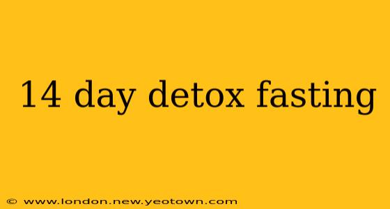 14 day detox fasting
