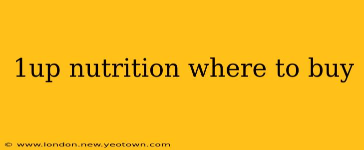 1up nutrition where to buy