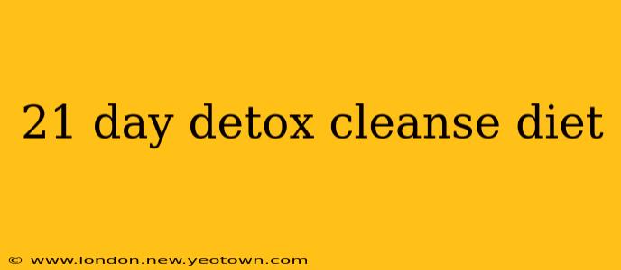 21 day detox cleanse diet