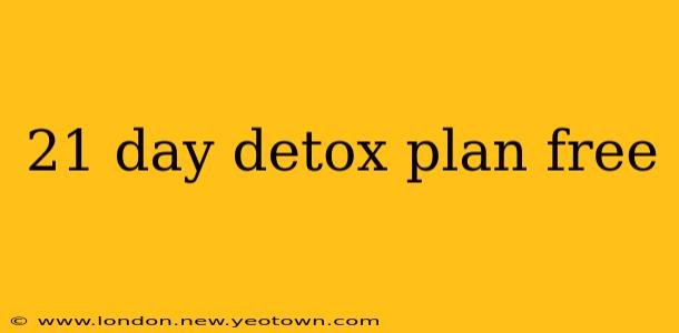 21 day detox plan free
