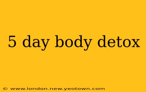5 day body detox