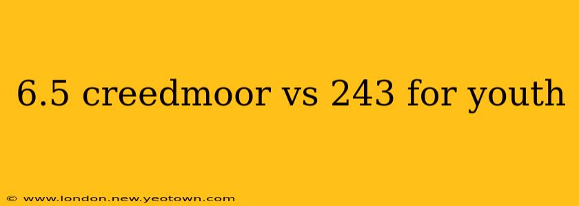 6.5 creedmoor vs 243 for youth