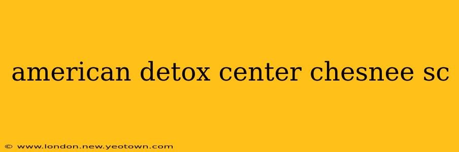 american detox center chesnee sc