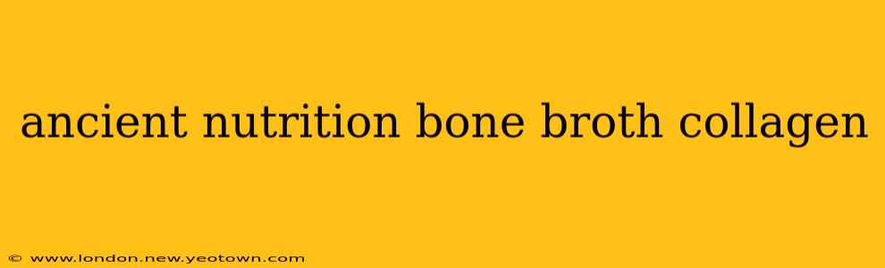 ancient nutrition bone broth collagen