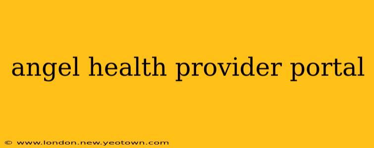 angel health provider portal