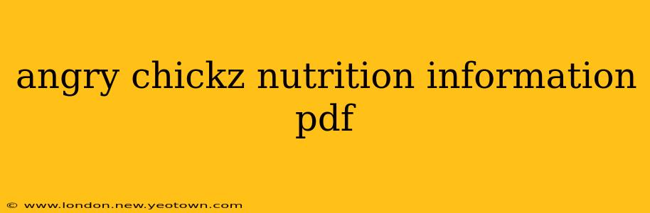 angry chickz nutrition information pdf
