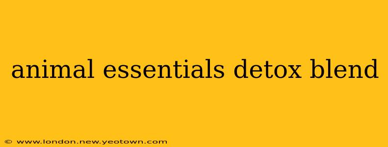 animal essentials detox blend