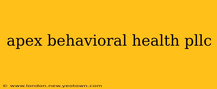 apex behavioral health pllc