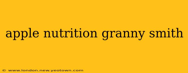 apple nutrition granny smith