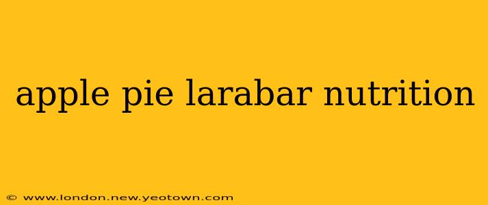 apple pie larabar nutrition