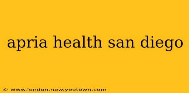apria health san diego