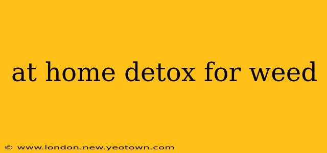 at home detox for weed