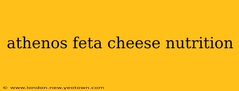 athenos feta cheese nutrition