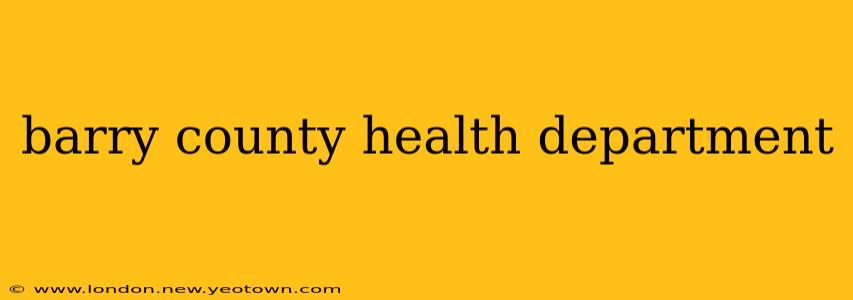 barry county health department