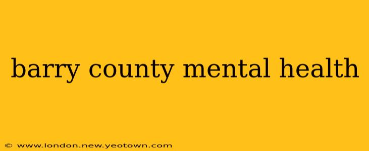 barry county mental health