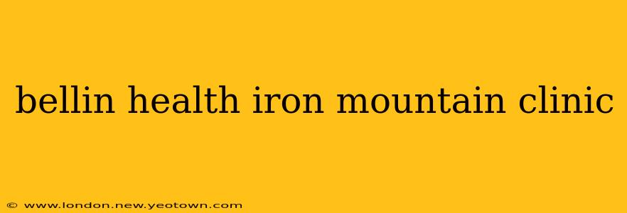 bellin health iron mountain clinic