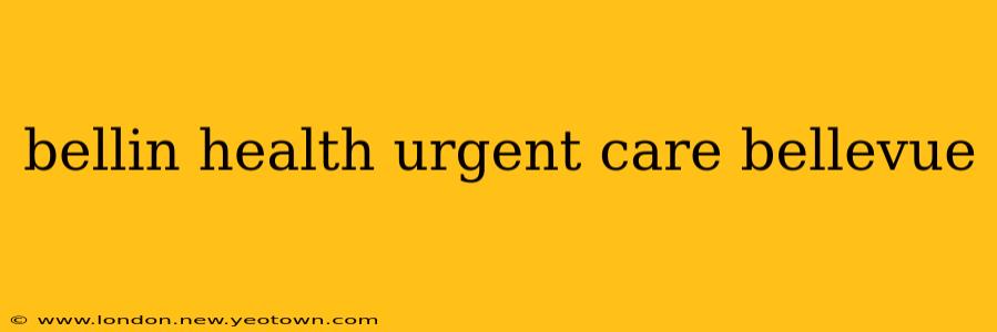 bellin health urgent care bellevue