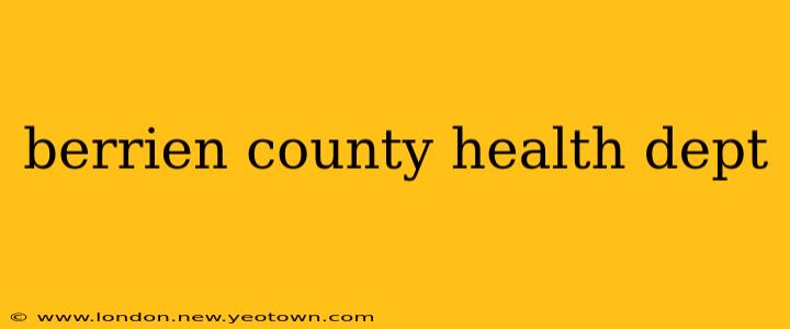 berrien county health dept