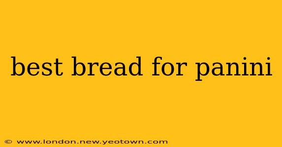 best bread for panini