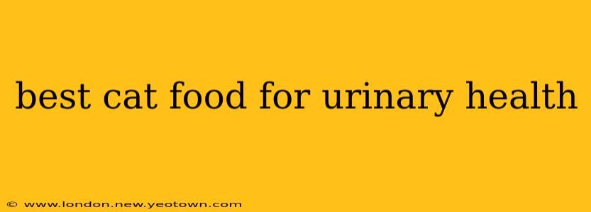 best cat food for urinary health