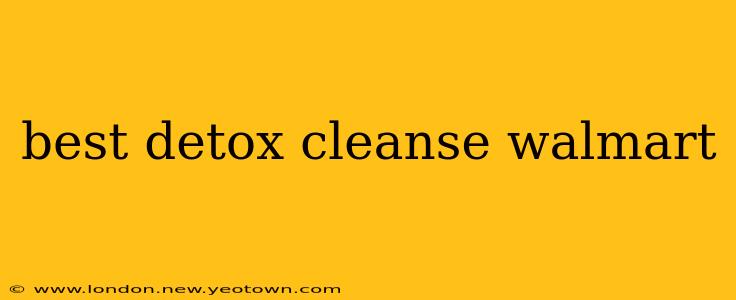 best detox cleanse walmart