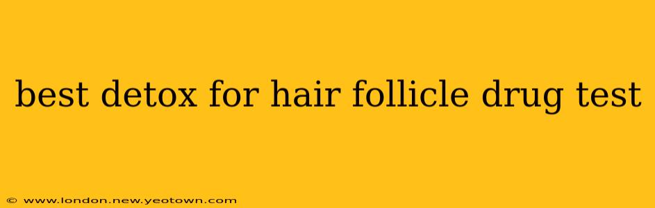 best detox for hair follicle drug test