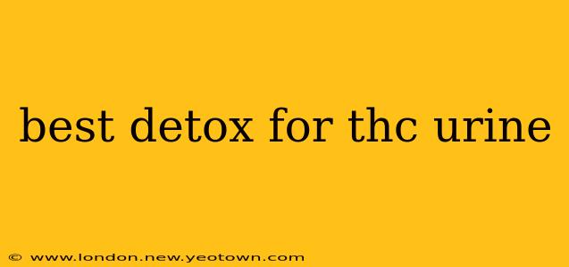 best detox for thc urine