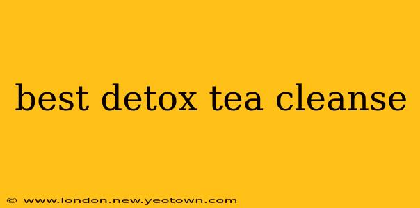 best detox tea cleanse
