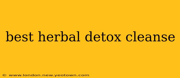 best herbal detox cleanse