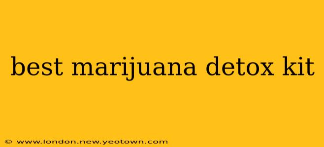 best marijuana detox kit