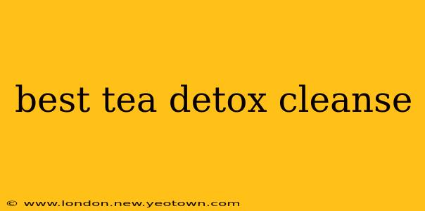 best tea detox cleanse