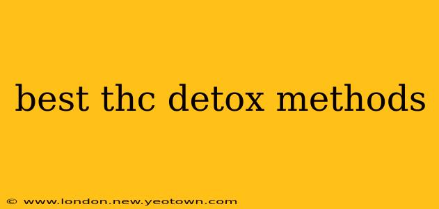 best thc detox methods
