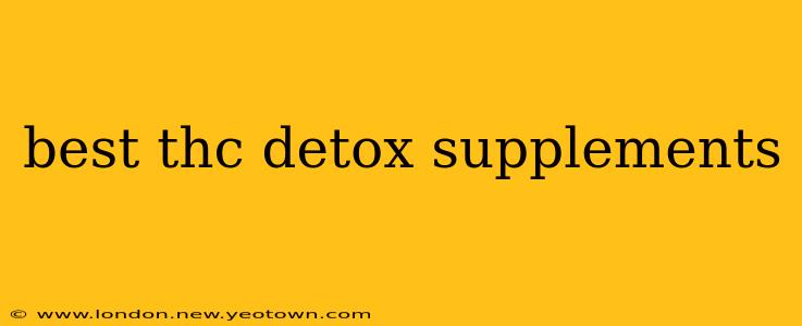 best thc detox supplements