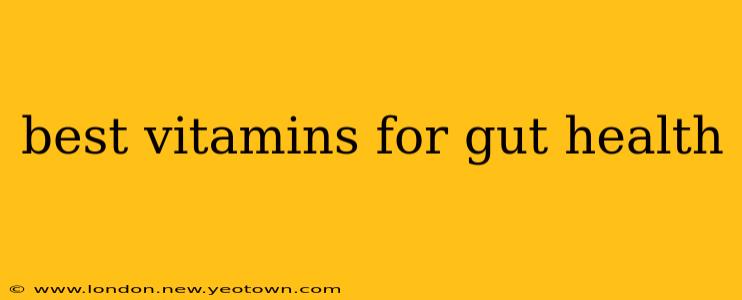 best vitamins for gut health