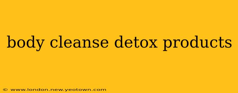 body cleanse detox products