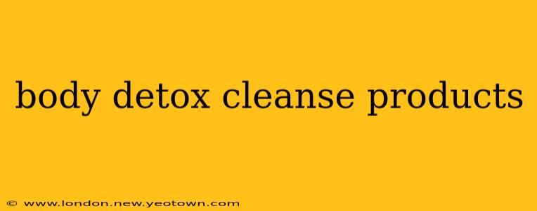 body detox cleanse products