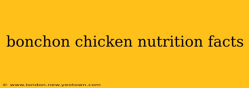 bonchon chicken nutrition facts