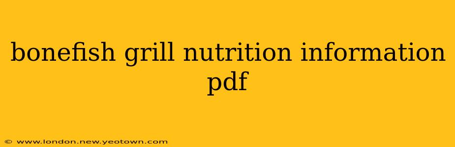 bonefish grill nutrition information pdf