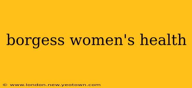 borgess women's health
