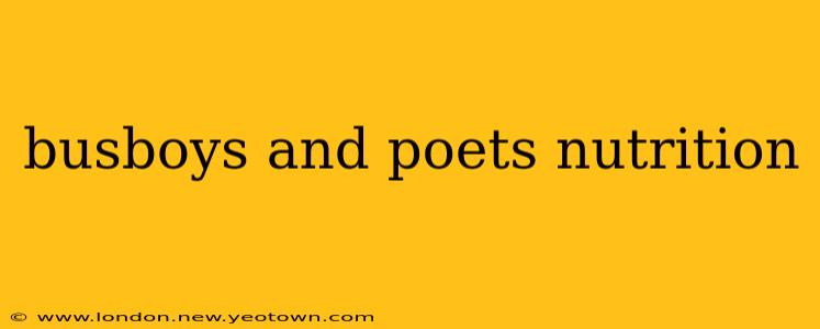 busboys and poets nutrition
