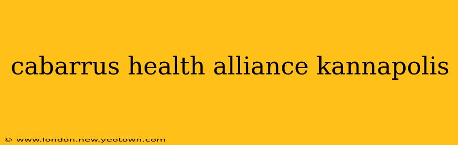 cabarrus health alliance kannapolis