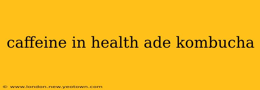 caffeine in health ade kombucha