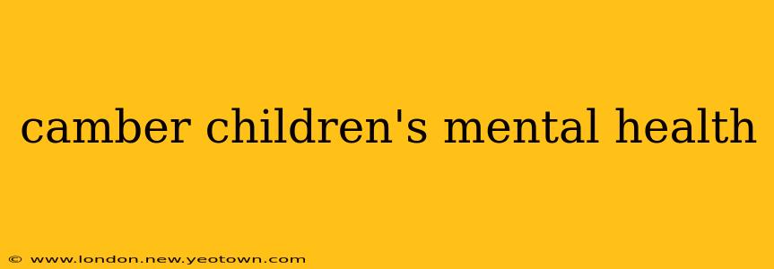 camber children's mental health