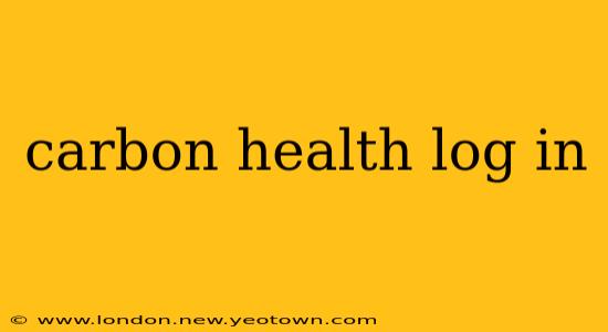 carbon health log in
