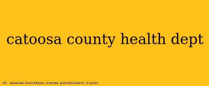 catoosa county health dept