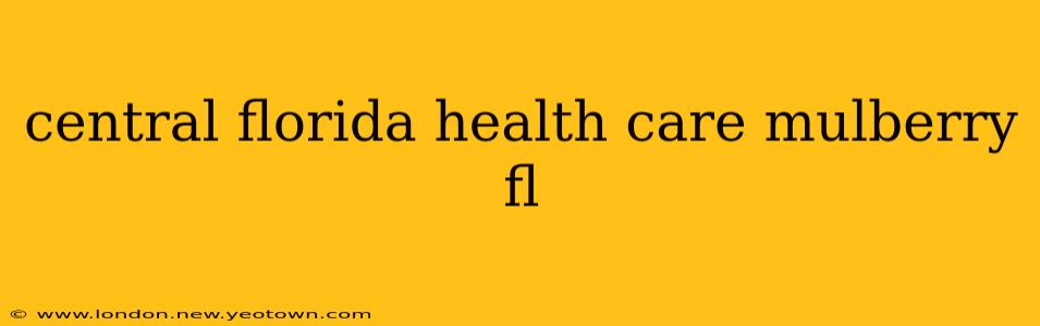 central florida health care mulberry fl