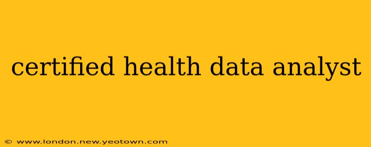 certified health data analyst